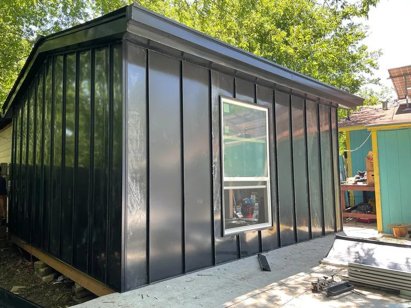 Black standing seam metal wall panels for Roof Inspection in Bonne Terre